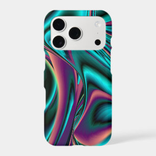 Futuristic Abstract 3D Metallic Rainbow Art