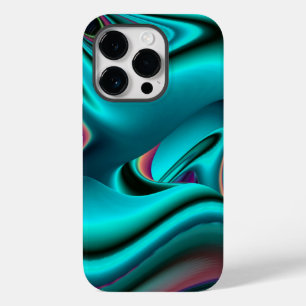 Futuristic Abstract 3D Metallic Rainbow Art Case-Mate iPhone 14 Pro Case
