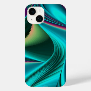 Futuristic Abstract 3D Metallic Rainbow Art Case-Mate iPhone 14 Case