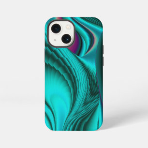 Futuristic Abstract 3D Metallic Rainbow Art iPhone 13 Mini Case