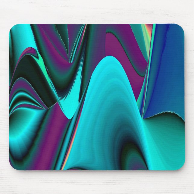 futuristic, Abstract Mouse Pad (Front)