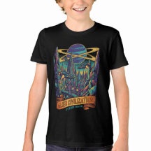 Futuristic Alien Civilization Cosmic Explore Kids'