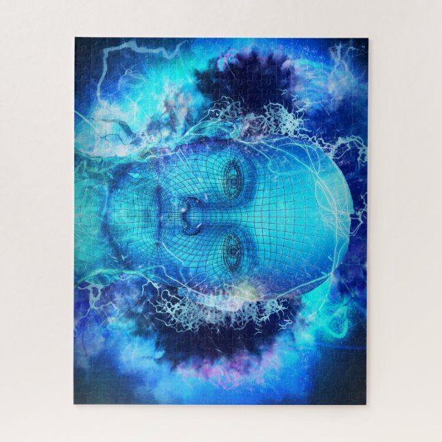 Futuristic Android Robot Jigsaw Puzzle (Vertical)