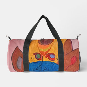 Futuristic Animal Art Small Duffel Bag