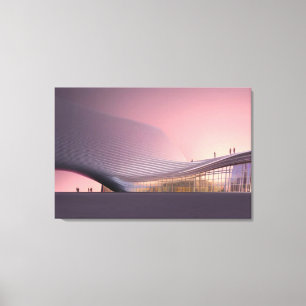 Futuristic Architecture Canvas Print