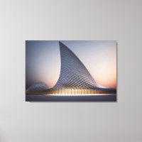 Futuristic Architecture Canvas Print