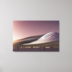 Futuristic Architecture Canvas Print