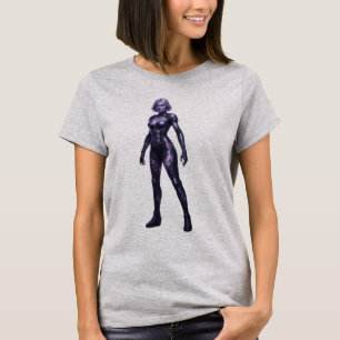 Futuristic Armored Mercenary Goth Style Tee