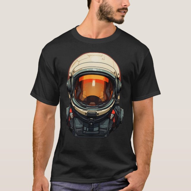 Futuristic Astronaut Suit T-Shirt (Front)