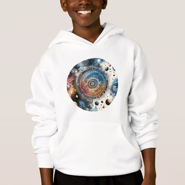 Futuristic Batik Cosmic Art – Space Design (Front)