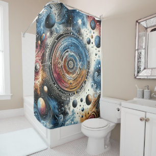 Futuristic Batik Cosmic Art – Space Design