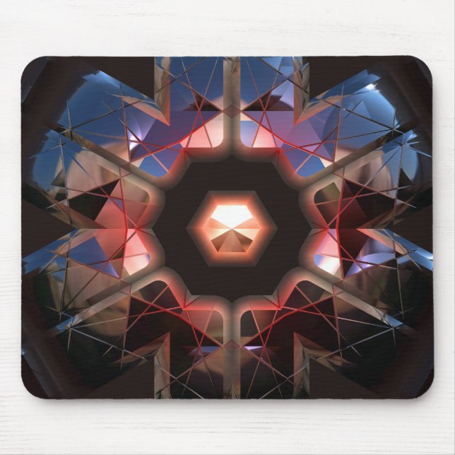 Futuristic Chrystal X7-11 Mouse Pad (Front)