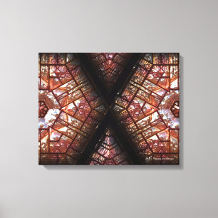Futuristic Chrystal X7-1 Wrapped Canvas