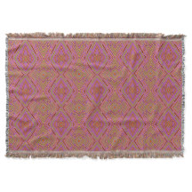 Futuristic Circuitry Abstract Pink Pattern