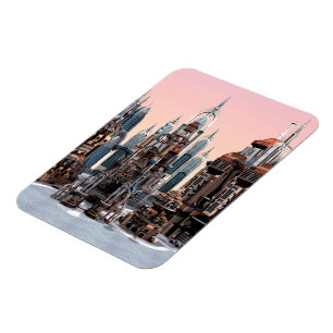 Futuristic City Magnet