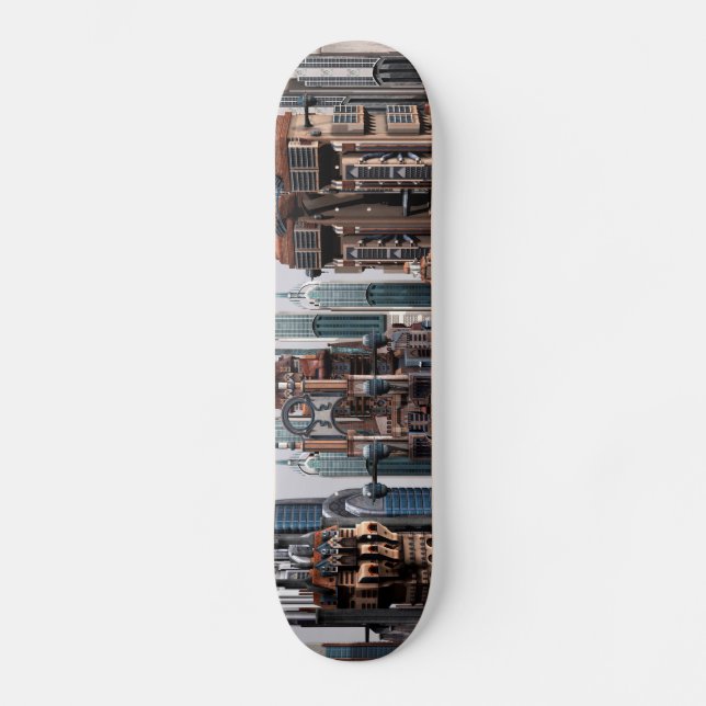 Futuristic City Skateboard (Front)