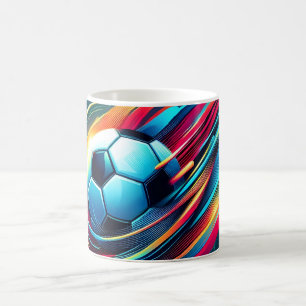 Futuristic Cyber Football Speed Sports Coffee Mug