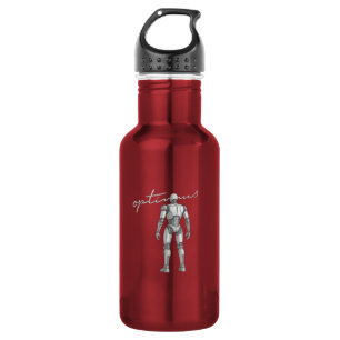 Futuristic Deep Space Rocket Mars Mission Space 532 Ml Water Bottle