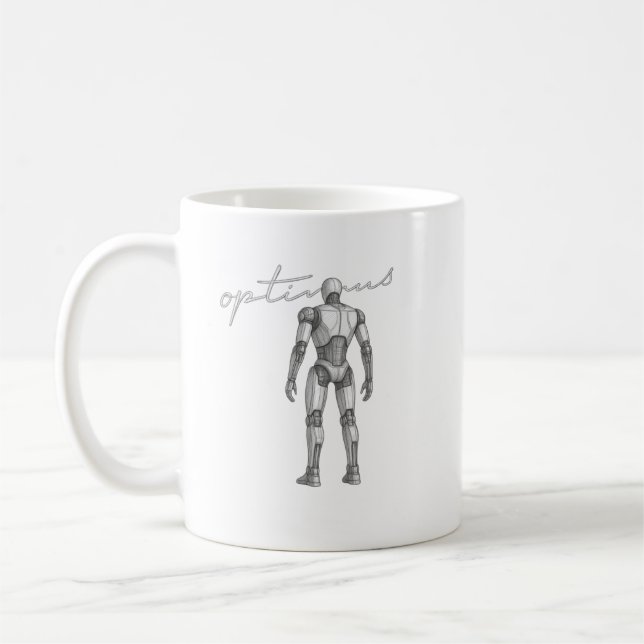 Futuristic Deep Space Rocket | Mars Mission Space  Coffee Mug (Left)