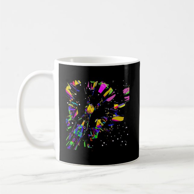 Futuristic Digital Art Creations  Coffee Mug (Left)