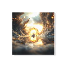 Futuristic digital artwork for modern spaces