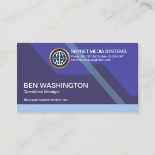 Futuristic Dynamic Colourful Stunning Technology Business Card