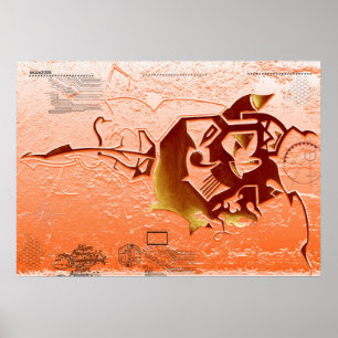 Futuristic Evo Poster Print Optimized ver.