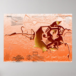 Futuristic Evo Poster Print Optimized ver.