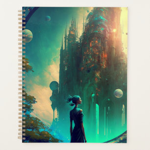 Futuristic Fantasy Castle Landscape Planner