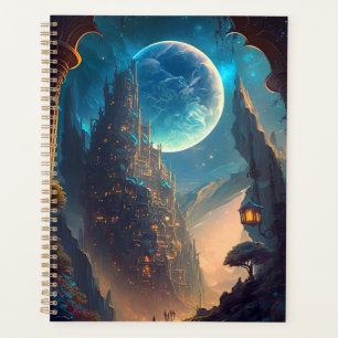 Futuristic Fantasy Castle Landscape Planner