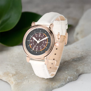 Futuristic Glimpse Chronometric Art Ladies Watch
