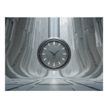 Futuristic Hangar Chronometer