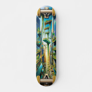 "Futuristic Harmony" Skateboard