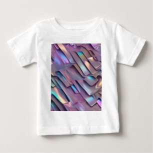 Futuristic iridescent/abstract holographic  baby T-Shirt