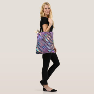 Futuristic iridescent/abstract holographic  tote bag