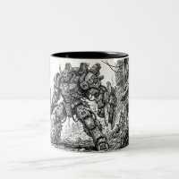 Futuristic Mecha Robot Ceramic Mug