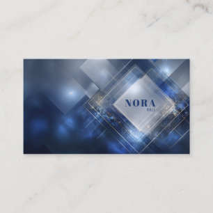 Futuristic Modern Geometric Tech Business Card