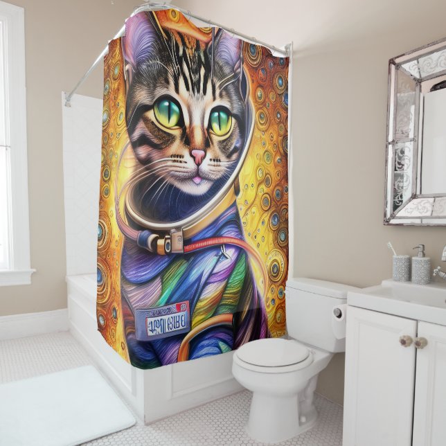 Futuristic Neon Cat (In Situ)
