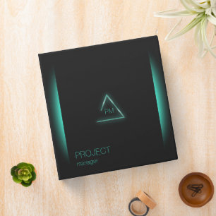 Futuristic Neon Glow Binder