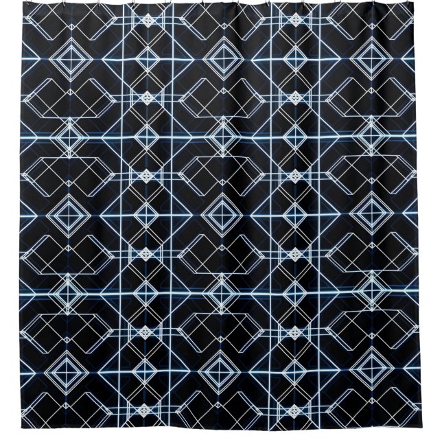Futuristic Neon Grid Pattern (Front)