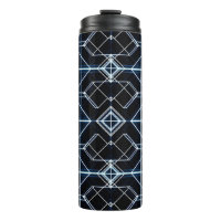 Futuristic Neon Grid Pattern