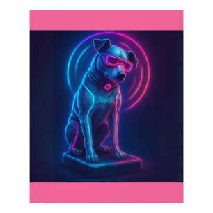 Futuristic Nipper RCA Victor Dog Photo Print