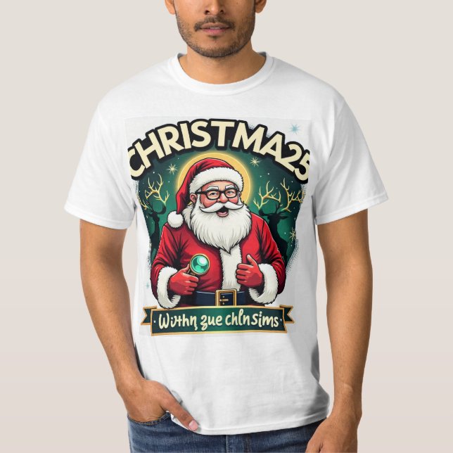 Futuristic Noel  T-Shirt (Front)