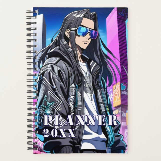 Futuristic Pop Star 0001 Planner (Front)