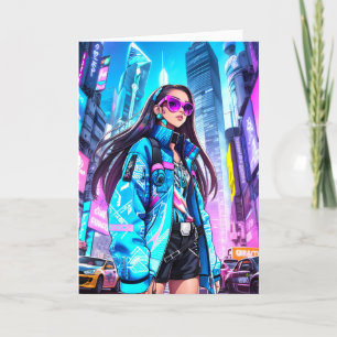 Futuristic Pop Star 0002 Card