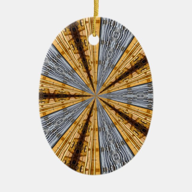 Futuristic Primitive Ceramic Ornament (Front)