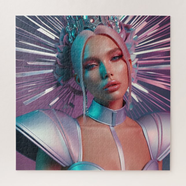 Futuristic queen jigsaw puzzle (Vertical)
