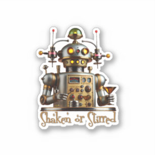 Futuristic Robot Bartender "Shaken or Stirred"