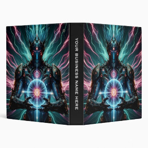 Futuristic Robot Cosmic Core Cyberpunk Binder