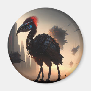 Futuristic Robotic Australian Emu, Magnet